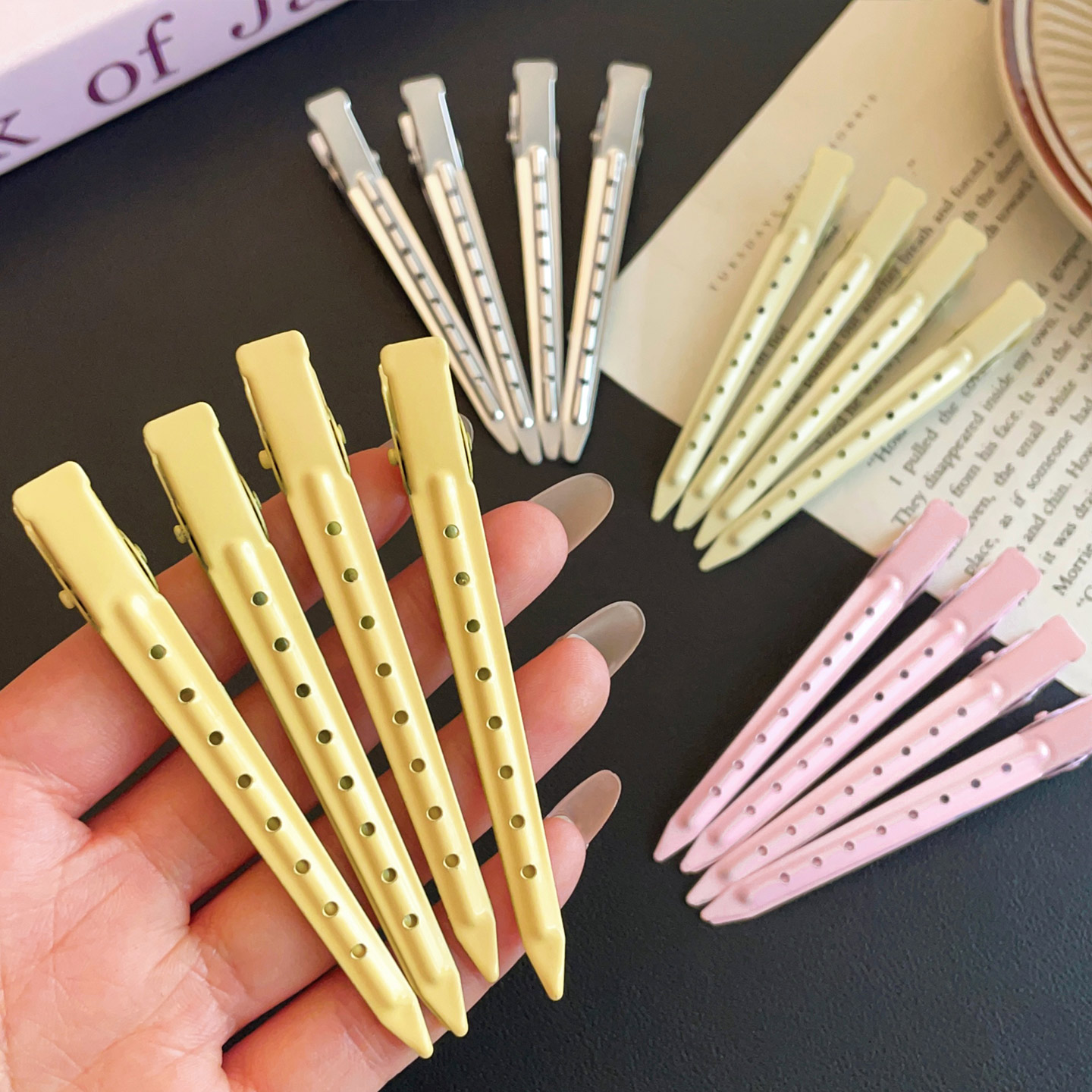 金属发夹女无痕定位夹刘海定型