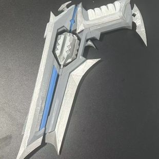 瓦罗兰特无畏契约塑水宗正义模型枪道具中间可旋转正义现货