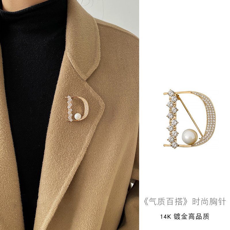 花毛呢大衣胸针女胸花别针西服高档小众款