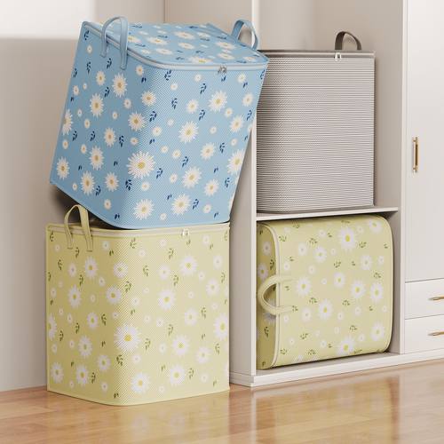 定制无纺布收纳袋家用大容量衣服裤子收纳箱棉被衣物搬家打包袋