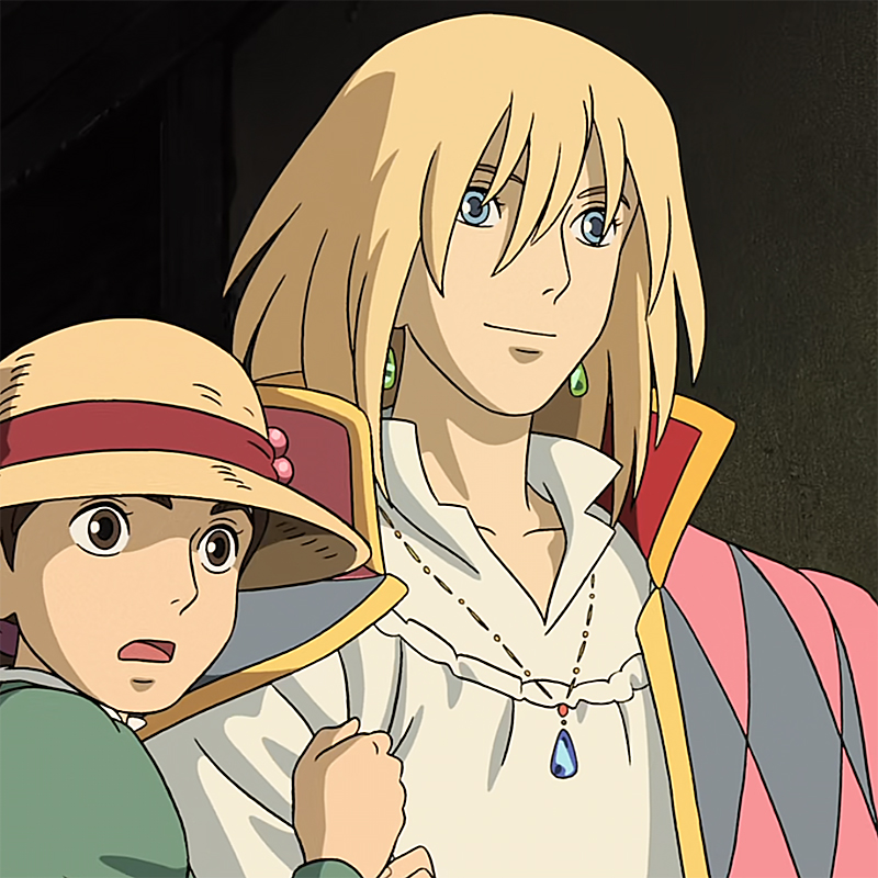 哈尔的移动城堡同款耳环项链