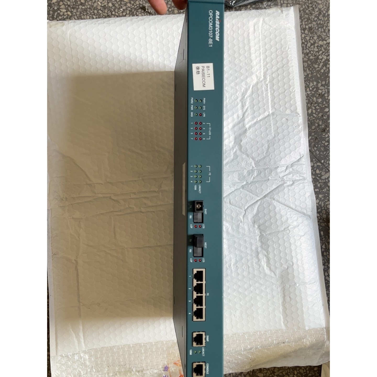 瑞斯康达opcom3107-8e1-ss15光端机 功能完好议价产品