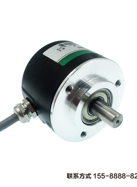 大扭力增量式光电旋转编码器GES08 2000脉冲线 ABZ三相5-24Vu.