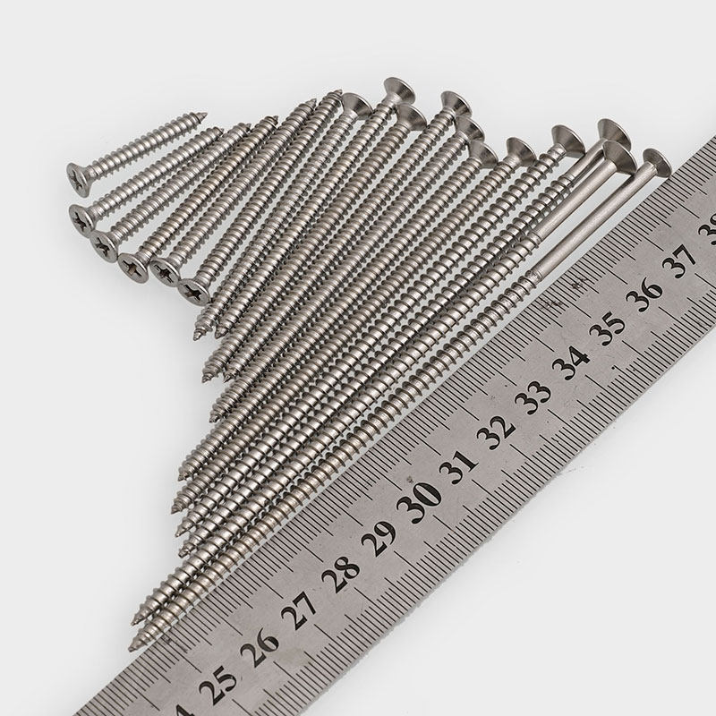 5m4 304不锈钢平头自攻木螺丝沉头加长自攻丝*6/8/10/20/150