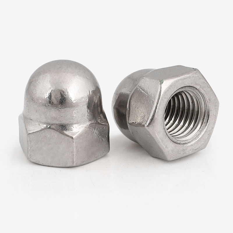304/316/201不锈钢盖形螺母反牙/细牙盖型螺帽装饰帽m3m4m6m8-m20