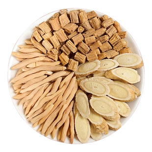 麦冬黄芪党参组合元气三宝茶中药材野生搭配西洋参官方旗舰店正品