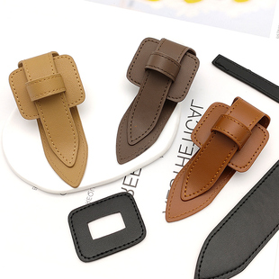 高档皮对扣羊绒大衣扣外套领口纽扣呢子衣领扣配件风衣装饰扣子