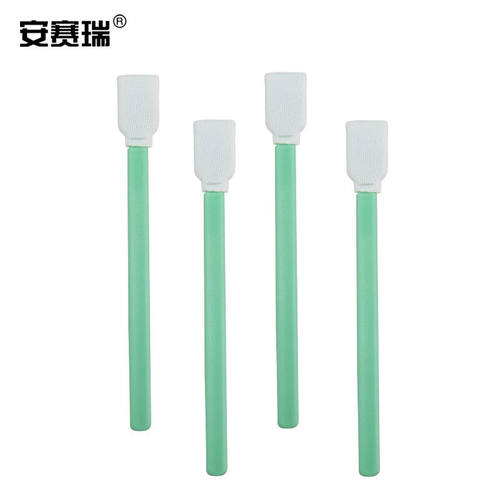 安赛瑞无尘净化布头棉签方头粘尘棒工业擦拭棒棉棒SW-864B100支每