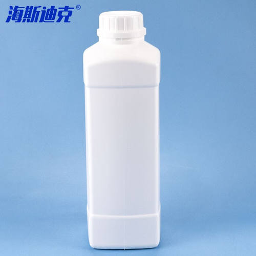 海斯迪克HKCL-417加厚塑料方瓶1000ml样品瓶化工试剂瓶存储分装包