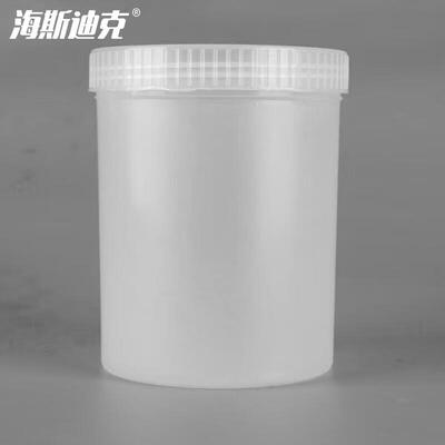 海斯迪克油墨加厚塑料瓶广口密封罐罐大口直立桶存储罐573桶半透
