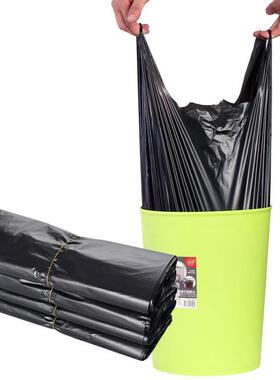伏兴手提式垃圾袋加厚大号黑色背心40垃圾袋手提式(60cm*100只)