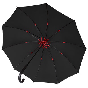 雨伞长柄伞自动10骨大长伞男女加固加大抗风暴结实晴雨两用商务伞