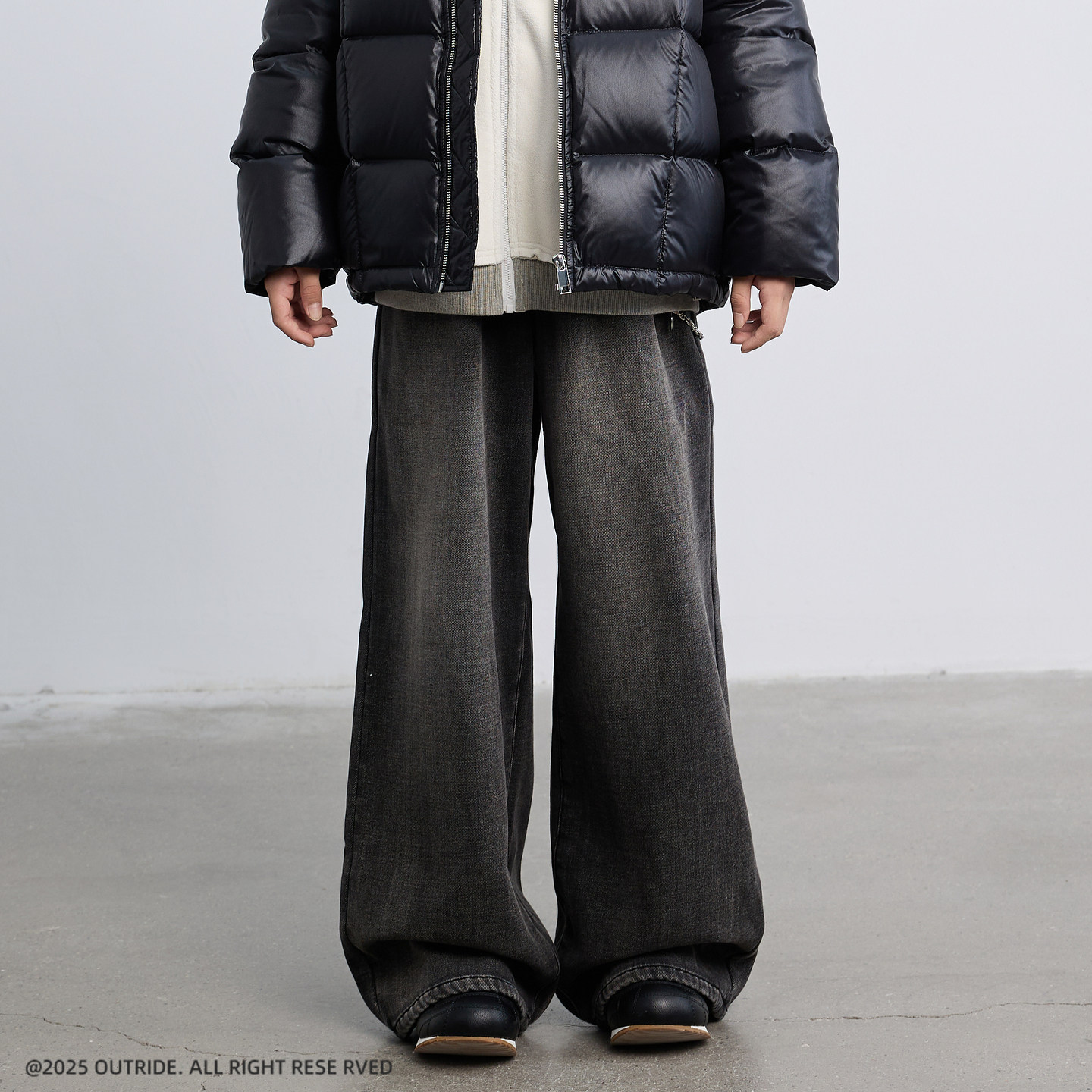 【商场同款】越也童装男童牛仔长裤2025年冬季新款水洗做旧阔腿裤,童装/婴儿装/亲子装,裤子,淘宝优惠券,粉丝福利购,淘宝优惠卷