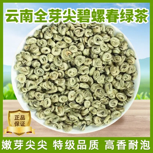 全芽尖绿茶碧螺春2025年新茶云南单芽碧螺春春茶云南绿茶特级浓香