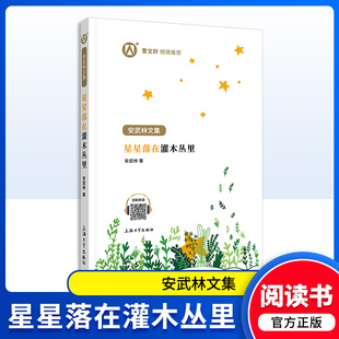 正版 星星落在灌木丛里 安武林文集 曹文轩 倾情中国儿童文学 小学生7-8-9-10-11-12岁书籍fb
