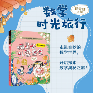 数学时光旅行3下 精灵谷扎染盛会 钱守旺主编 fb  安徽少年儿童出版社 适读小学三年级 3年级 附赠阅读指导手册