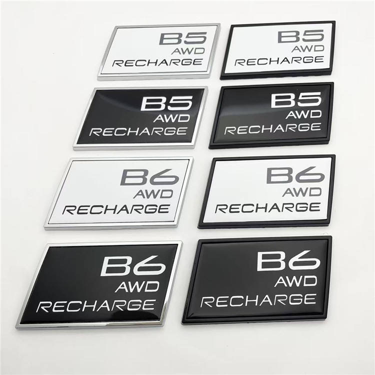 适用沃尔沃xc90xc60xc40s90s60v90v60北极星尾标斜标T8T6T5运动版