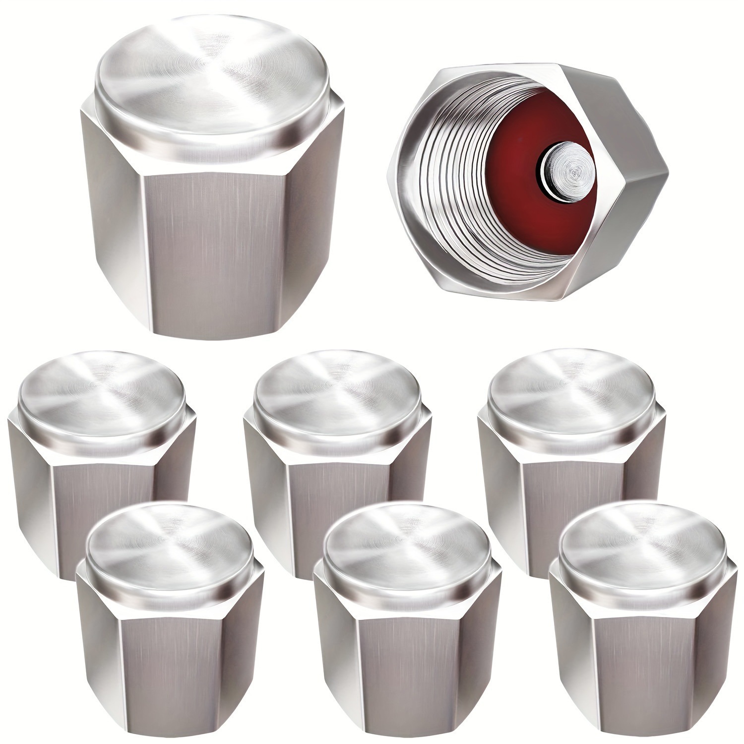 包邮 汽车轮胎彩色铝气门嘴帽 轮毂气门嘴盖 气门嘴防尘帽防护帽