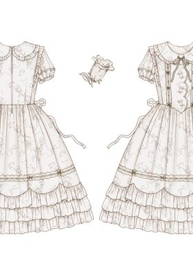 Bolero波丽露lolita原创cla 稿件展示收藏【露西露西】大小姐