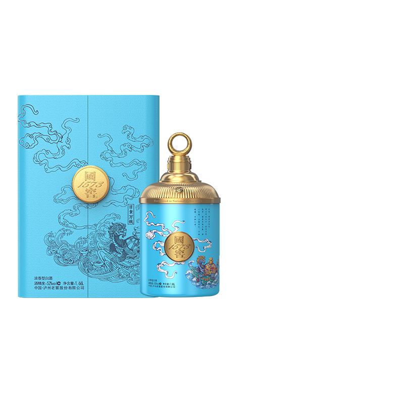 国窖1573 日食万钱52度1.66L浓香型白酒礼盒 收藏摆柜过节送礼