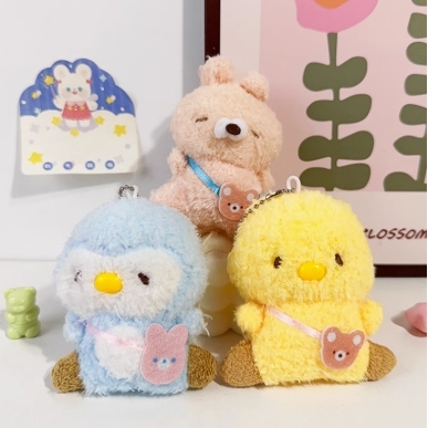 丑萌毛绒玩具企鹅公仔可爱玩偶书包小挂件 女生礼物结婚抛洒娃娃