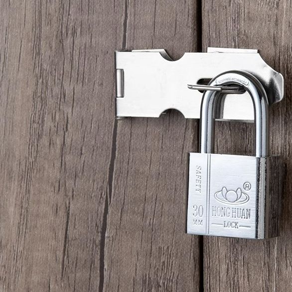 不锈钢搭扣门锁柜门抽屉锁老式木门栓锁扣卡扣固定明装插销门鼻子