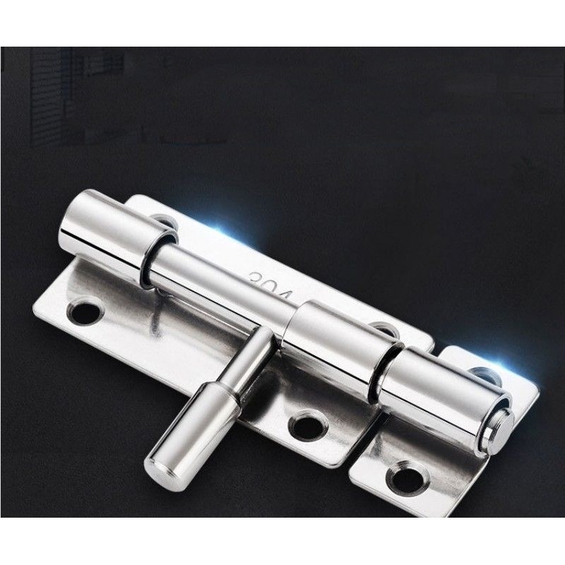 免打孔不锈钢插销门栓门扣锁木门窗防盗小插销大全锁加厚销子柜门