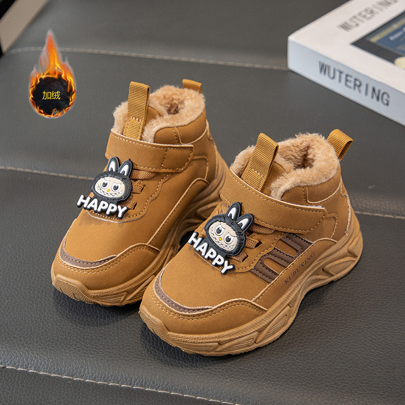 拉布布儿童加绒棉鞋加厚勃肯靴2025冬季新款女童保暖雪地靴大棉鞋,童鞋/婴儿鞋/亲子鞋,棉鞋,淘宝优惠券,粉丝福利购,淘宝优惠卷
