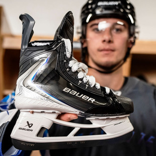 25年新款Bauer FLYLITE冰球鞋鲍尔高级款比赛级冰刀鞋儿童成人款