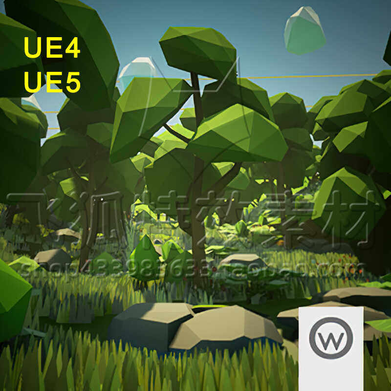 [UE5场景] Olbert's Low Poly Forest 包更新
