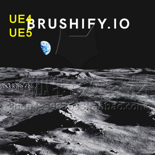 Pack Moon Brushify 包更新 UE5月表场景