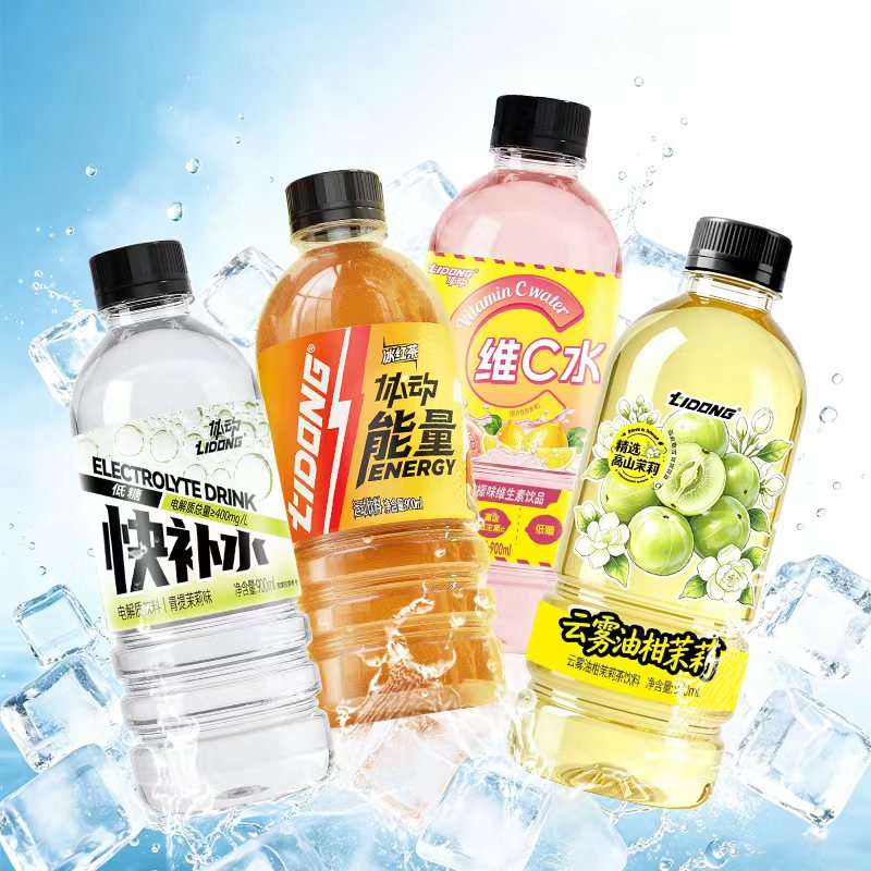 体动冰红茶能量芭乐茉莉茶饮料900ml*12瓶整箱 饮饮实拍商品图