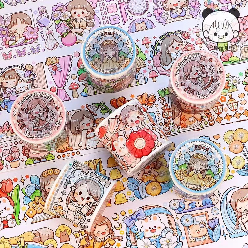 提拉多胶带贴纸多多酱花园秘境