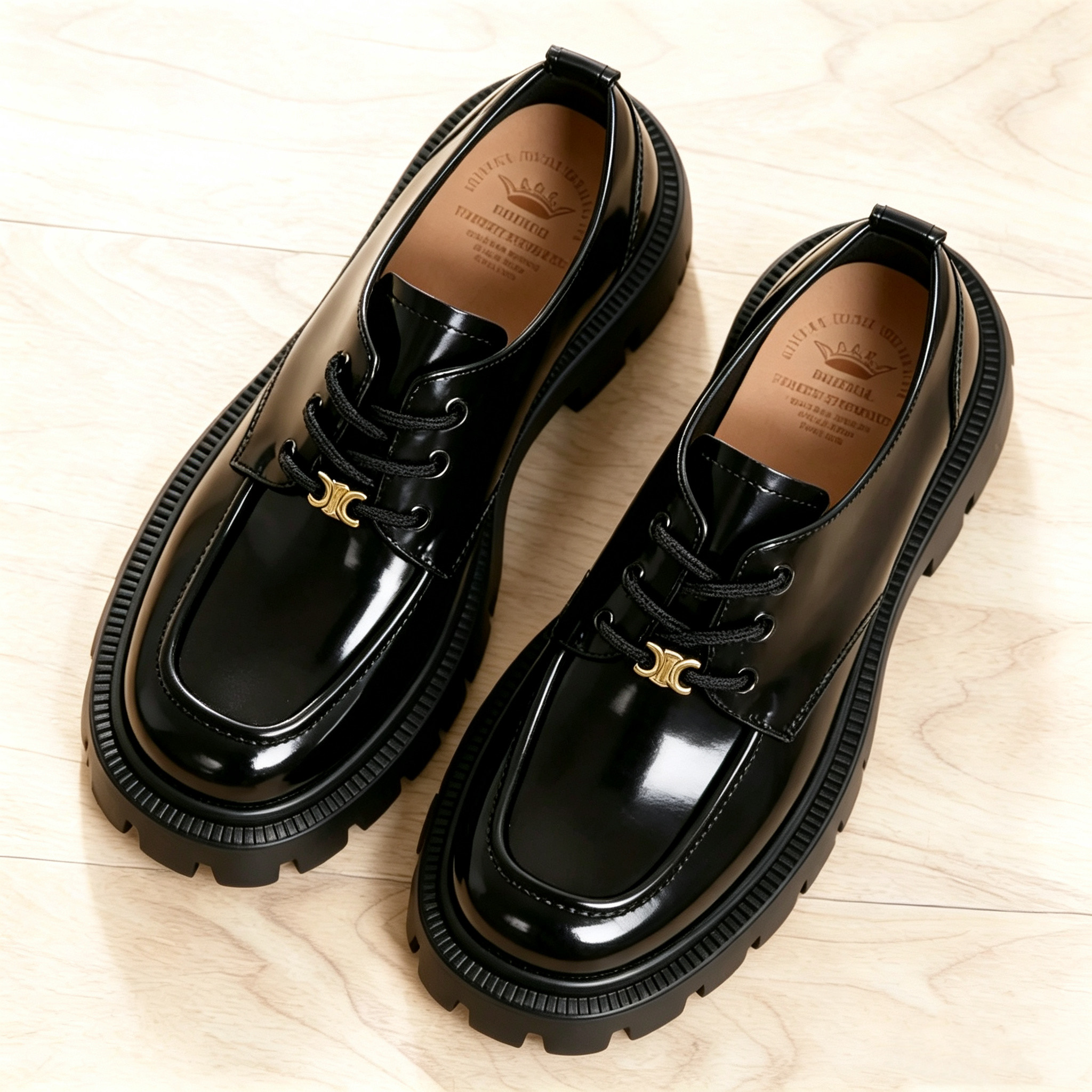 增高6cm厚底乐福鞋女2026新款英伦风亮面小皮鞋百搭软底不磨脚