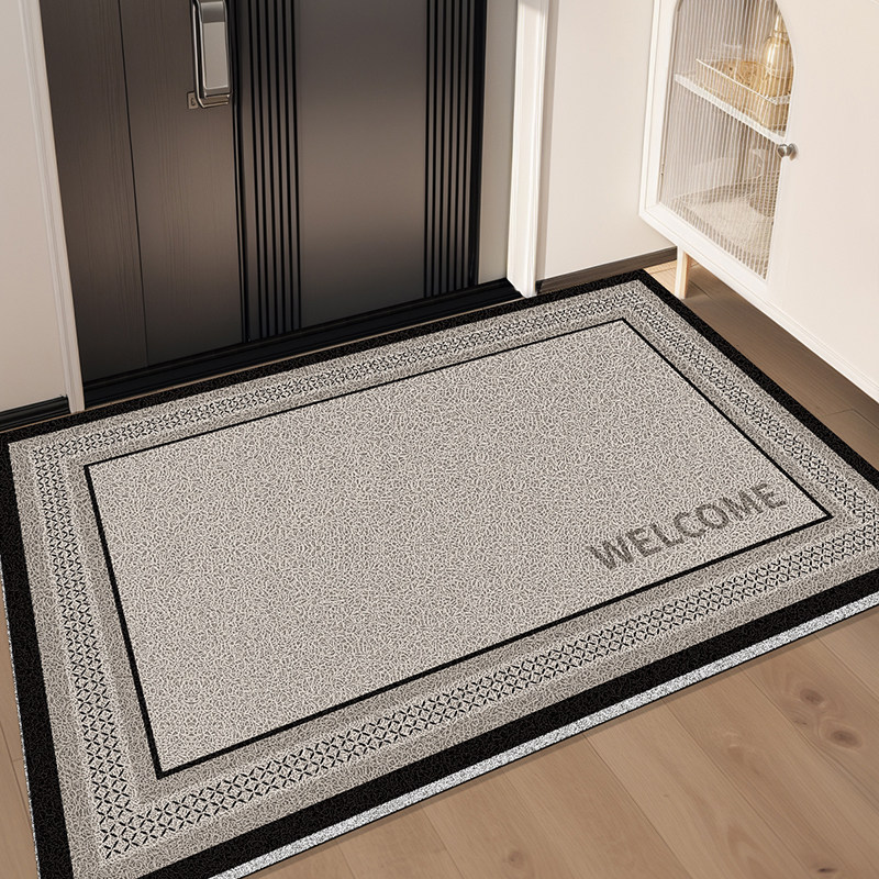 丝圈地垫入户门垫高级感进门耐脏防滑可裁剪家用易打理可擦洗脚垫,居家布艺,入户地垫,淘宝优惠券,粉丝福利购,淘宝优惠卷