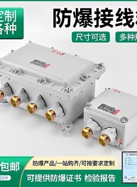 防爆接线箱配电柜空箱仪表端子二级插座控制柜铝合金检修增安BJX