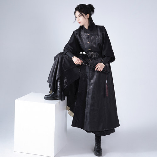 一袖无极明制护臂方领设计汉服