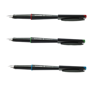 Schneider/施耐德施耐德美工钢笔学生用美术设计专用钢笔书写艺术画画绘画F尖粗笔尖 0.5mm 1.1mm 1.5mm