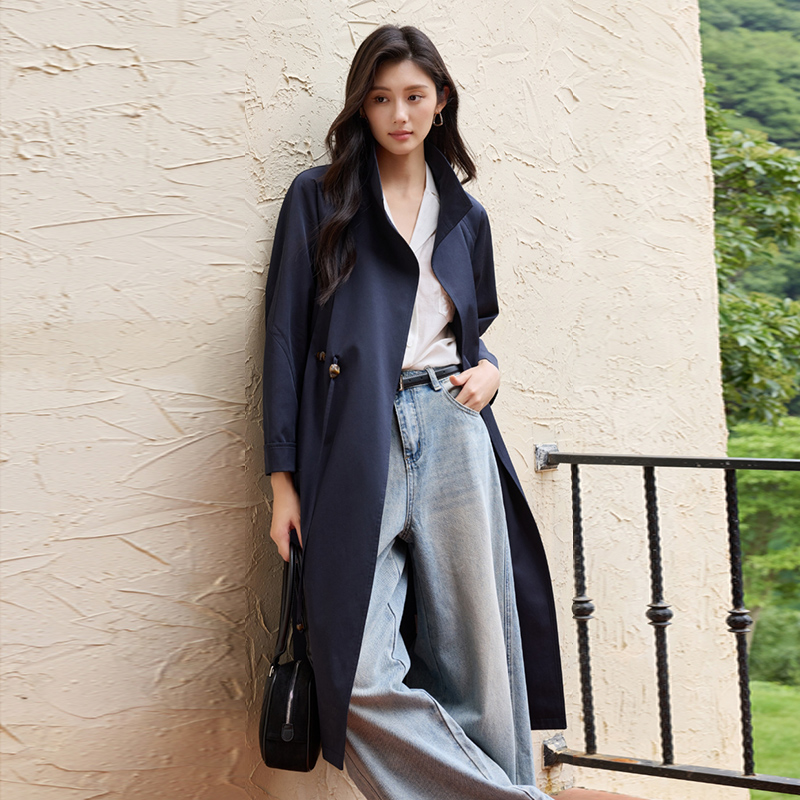 长款风衣女款2025新款高级感超好看高端气质大气上档次大衣外套女