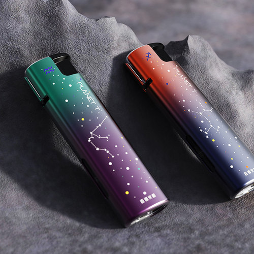 百得打火机铁壳直冲防风蓝焰