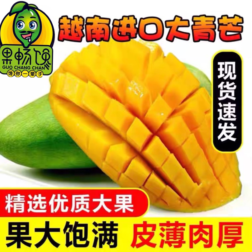 越南进口青芒果9斤新鲜水果