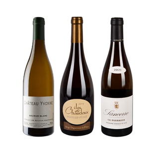 法国进口 卢瓦尔河谷LOIRE高性价比干白葡萄酒3支套装组合