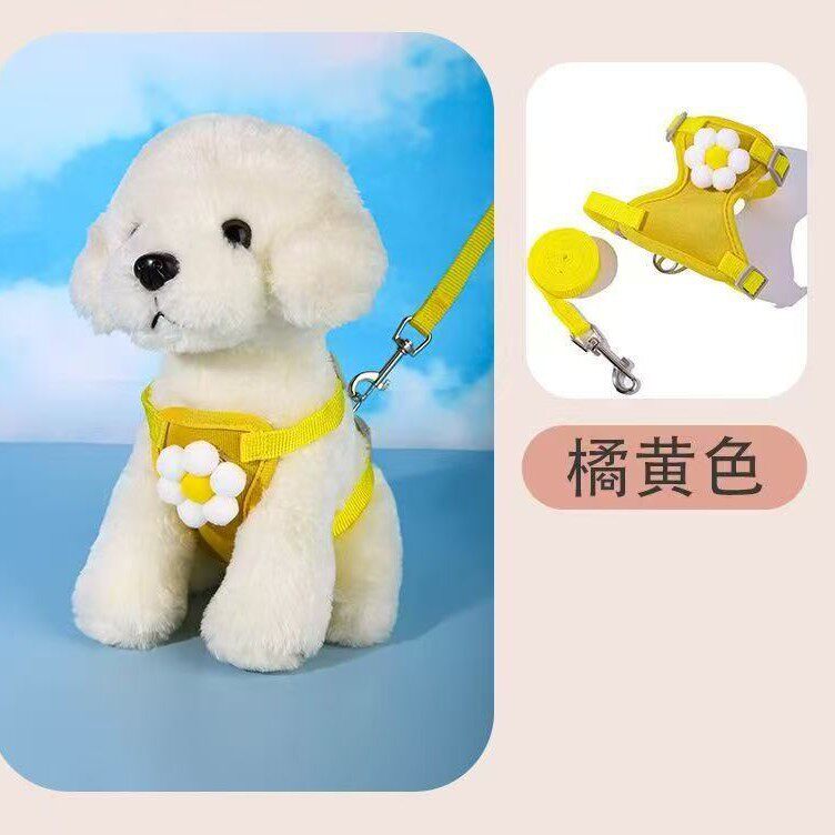 猫咪牵引绳夏季防脱云朵胸背金渐狗牵引绳