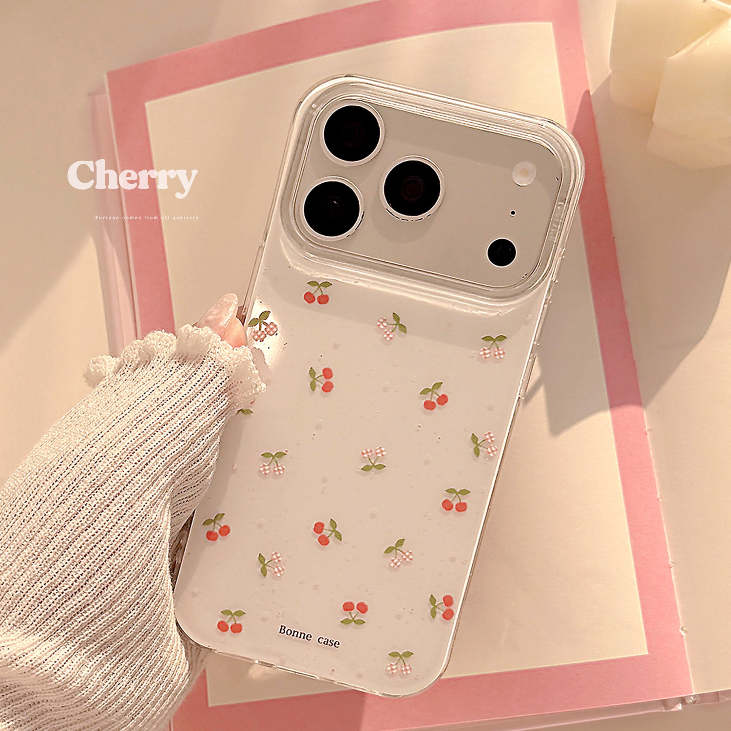韩系ins满屏樱桃适用iPhone17promax新款苹果17Air手机壳17PRO个性简约16ProMax可爱女款15pro小众11软边硬壳