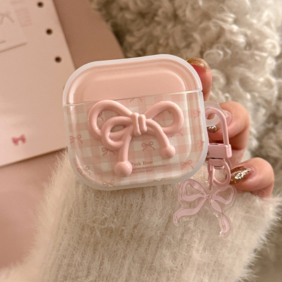 粉色蝴蝶结AirPodsPro耳机保护套