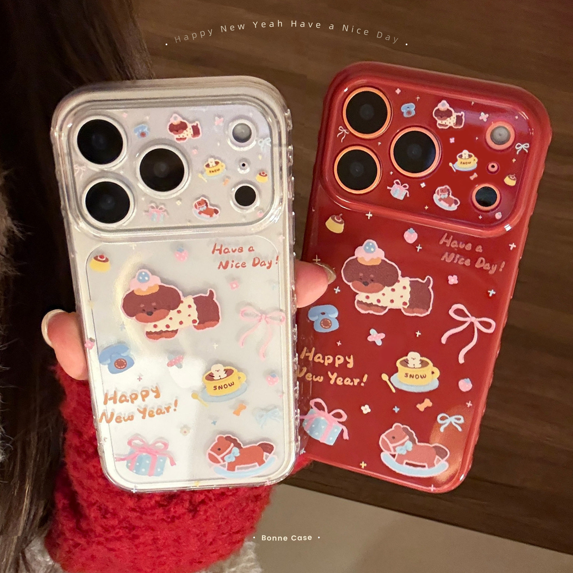 【智能AI相机键包裹】超萌少女心可爱小狗适用苹果17手机壳新年款iPhone17promax全包防摔16PM红色卡通15软套,3C数码配件,手机保护套/壳,淘宝优惠券,粉丝福利购,淘宝优惠卷