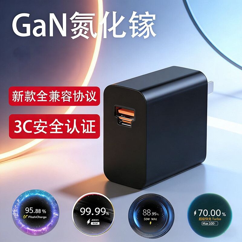 30W氮化镓多协议快充充电器