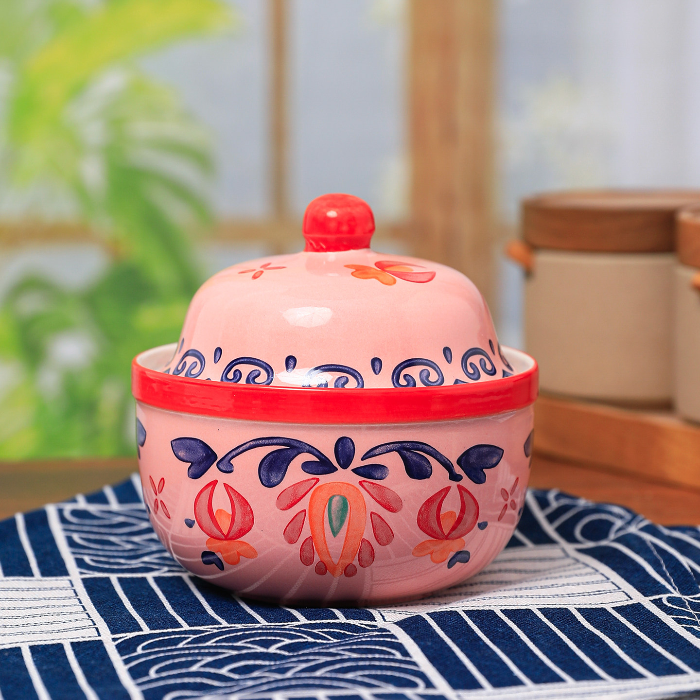 瓦罐炖盅隔水炖一人食蒸蛋炖罐带盖汤罐中式沙县小吃陶瓷煨汤汤盅