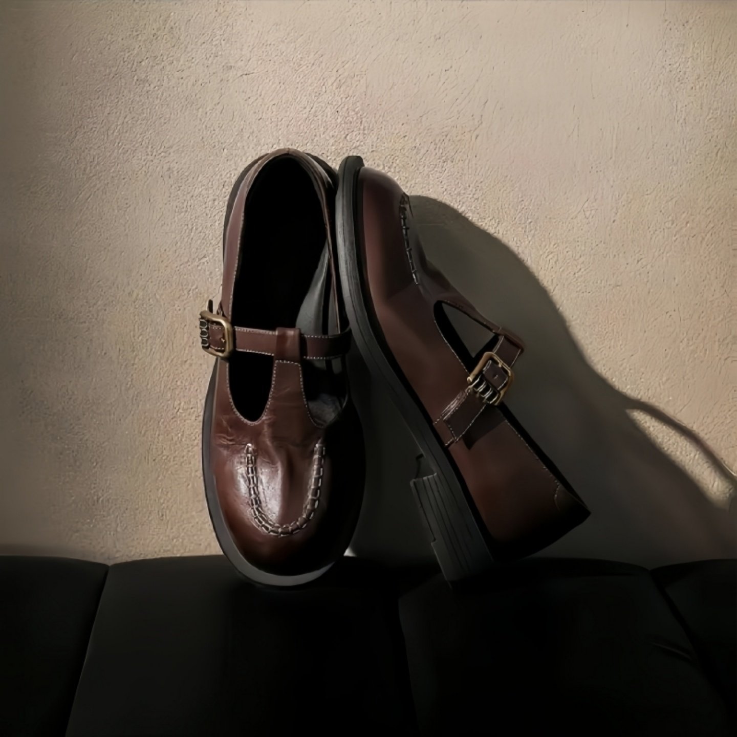 小角鹿低跟深口单鞋复古风时尚2026年新款粗跟圆头气质玛丽珍鞋,女鞋,深口单鞋,淘宝优惠券,粉丝福利购,淘宝优惠卷