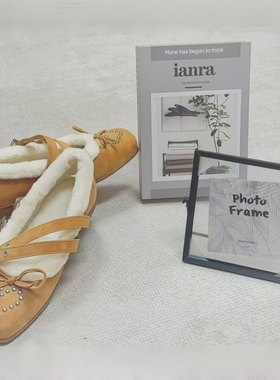 小角鹿韩国openyy丝绒芭玛丽珍蕾舞鞋金属铆钉爱心羊毛浅口单鞋女